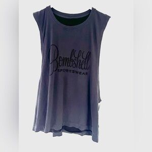 Bombshell Sportswear Gray Tank Top